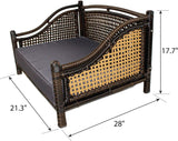 Iconic Pet Maharaja Rattan Pet Day Bed