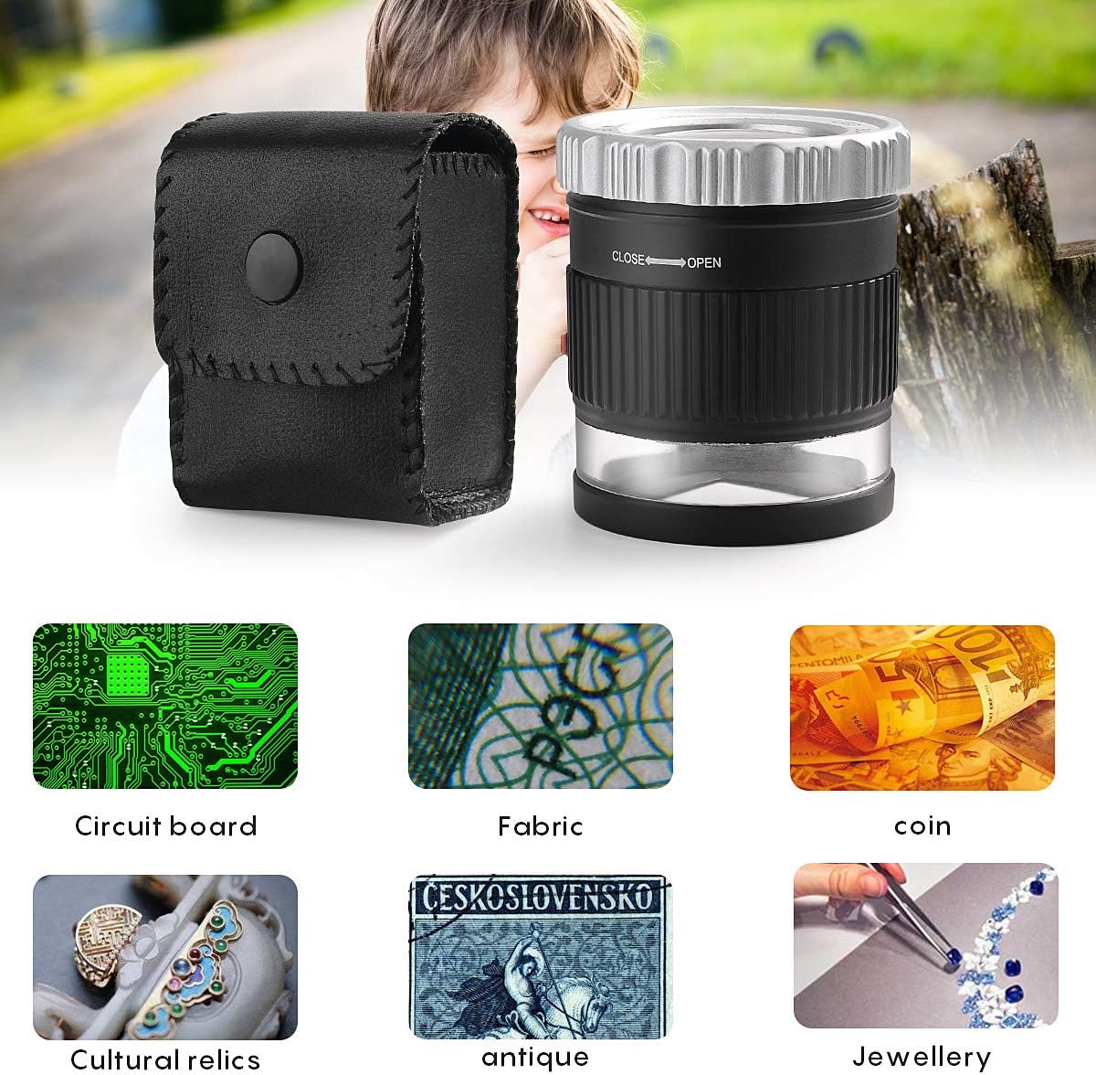 Portable Measuring Magnifier