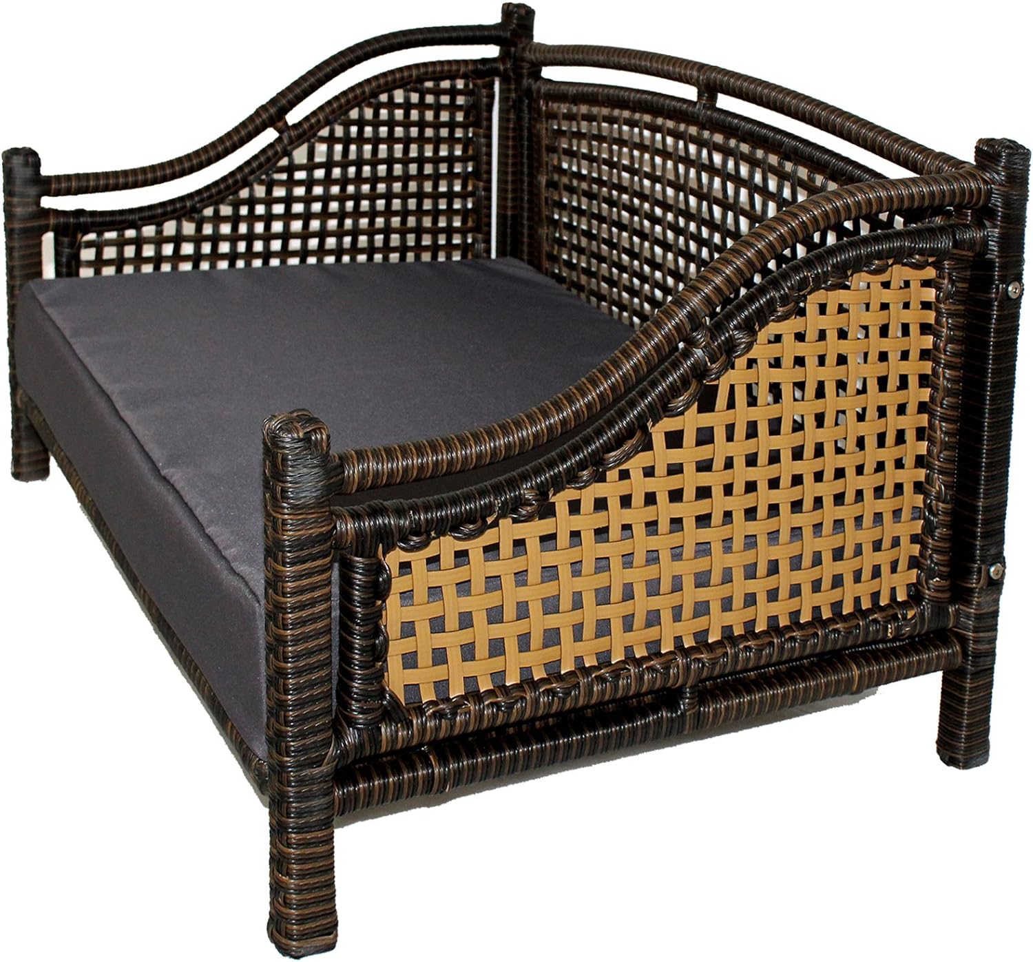 Iconic Pet Maharaja Rattan Pet Day Bed Secondary image