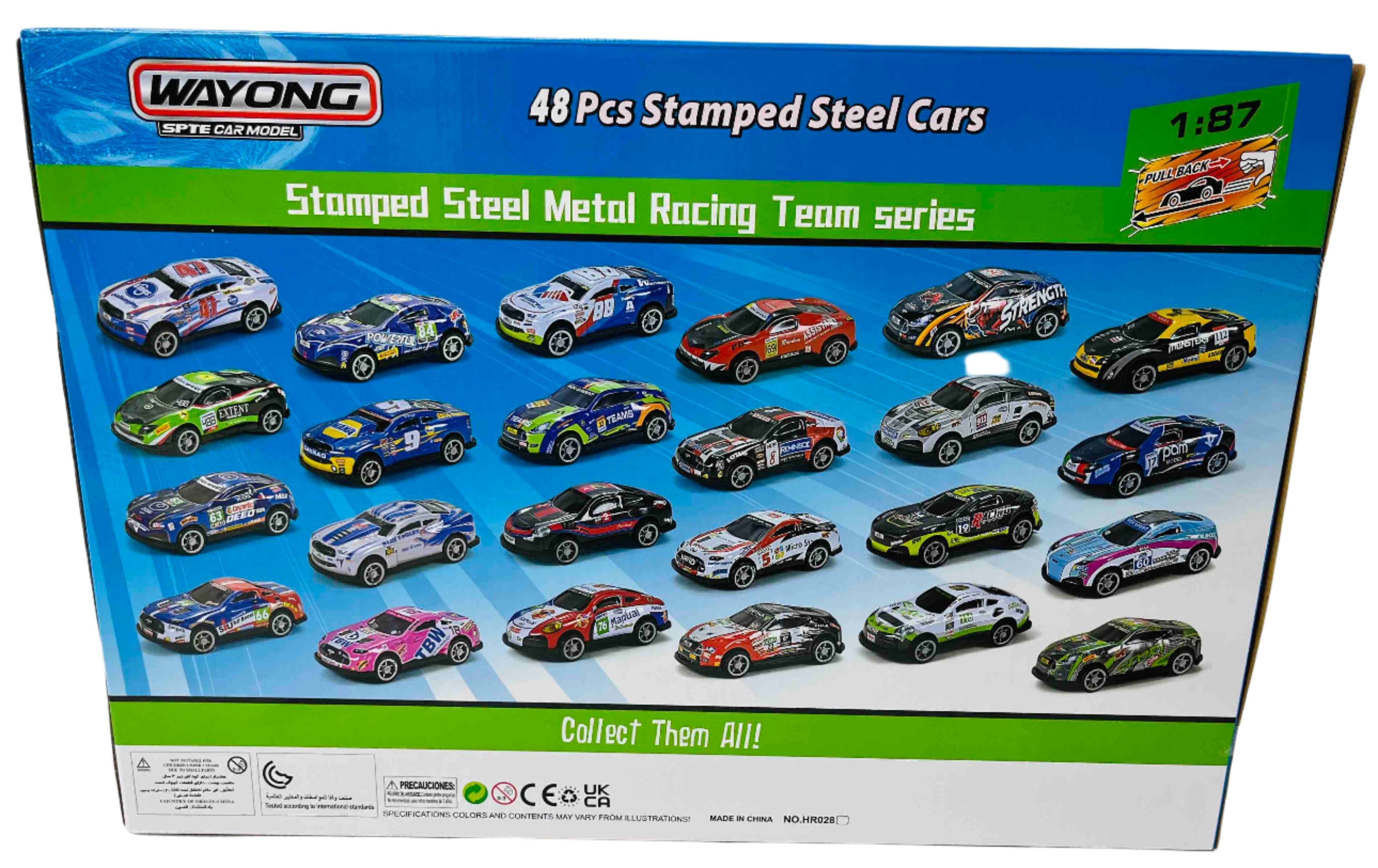 Stamped Steel Cars 48pcs Secondary image