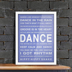 Poster Hub Dance Children Motivational Art Decor