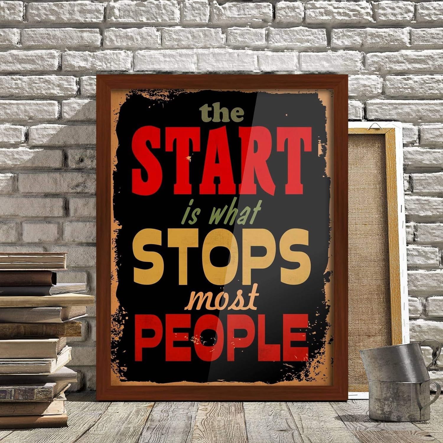 Poster Hub The Start Motivational Art Decor Secondary image