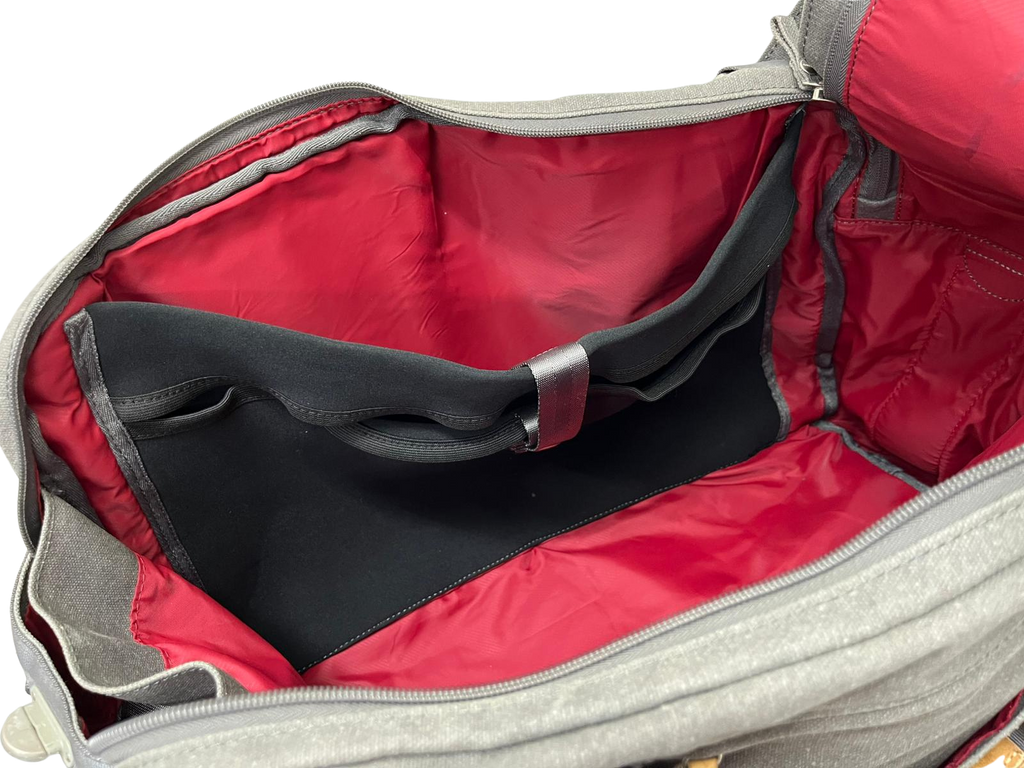 Qwstion Weekender Canvas Tote Washed Grey