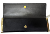 Gucci Black Satin Evening Clutch