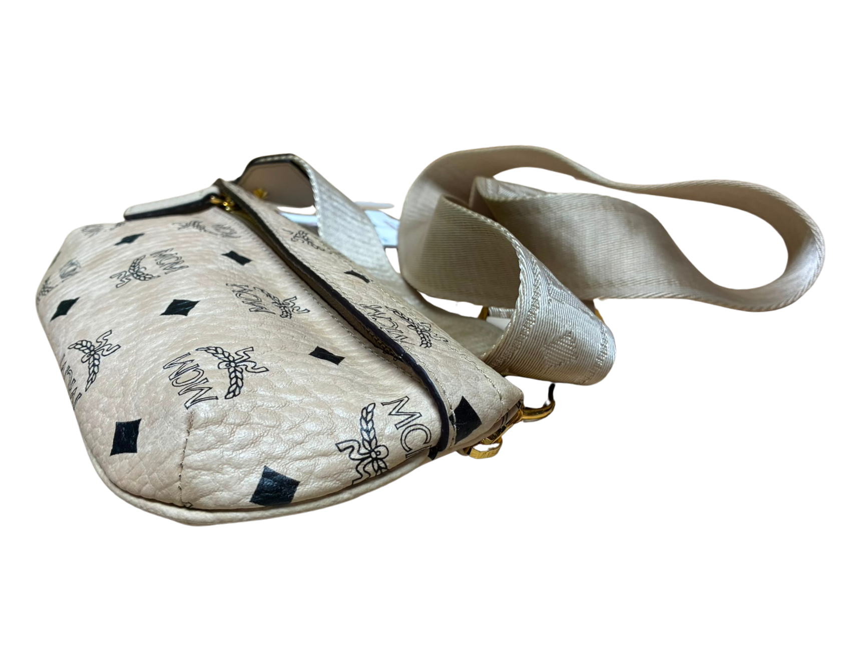 MCM Fursten Belt Bag Beige