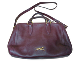 Bimba Y Lola Pebbled Leather Bowling Bag
