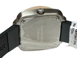 Mercedes Benz Modern White Anthracite Black Stainless Steel Calfskin Womens Watch