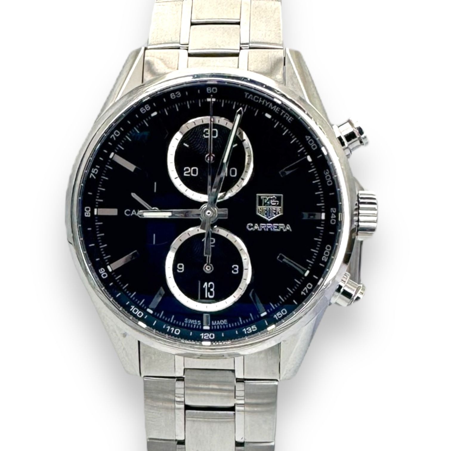 Tag Heuer Carrera Cal. 1887 ref. CAR2110 Steel bracelet Main image