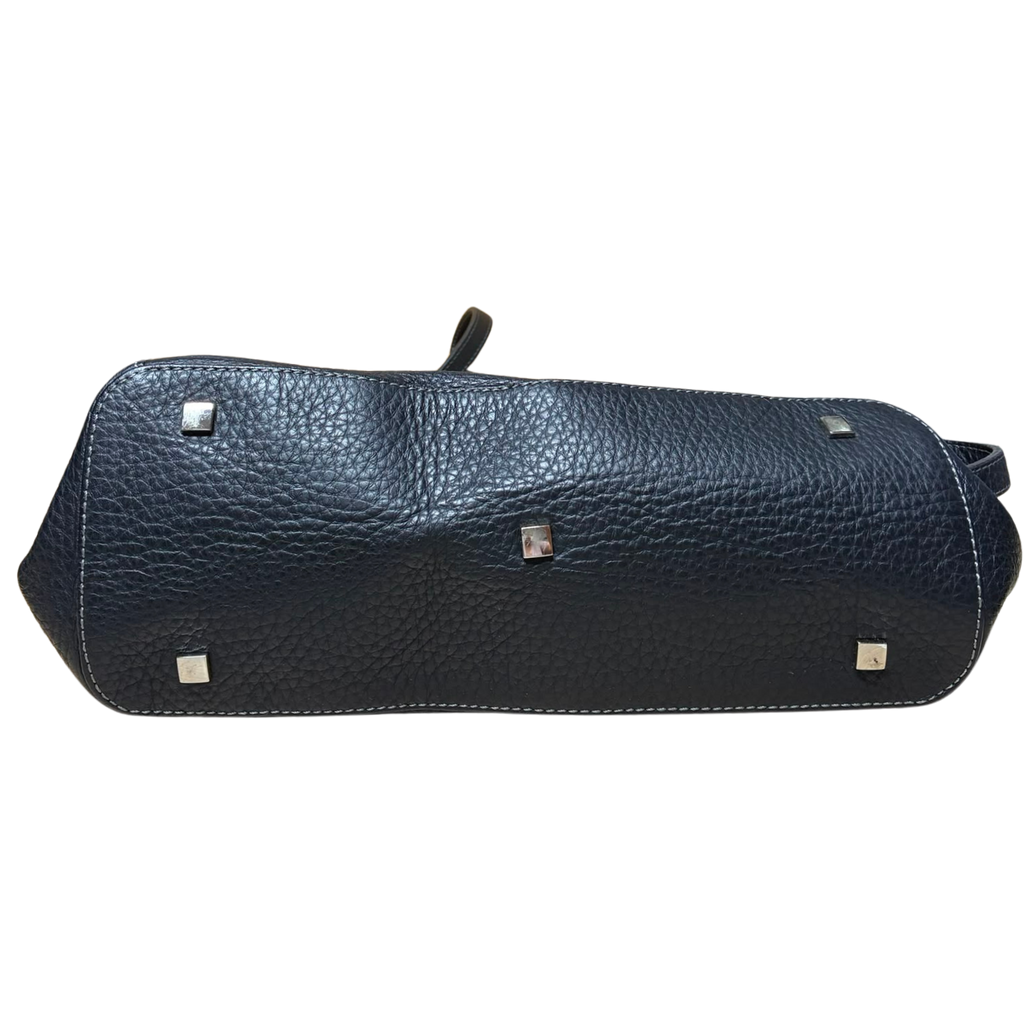 BONIA Collezione Pebbled Leather Tote Shoulder Bag