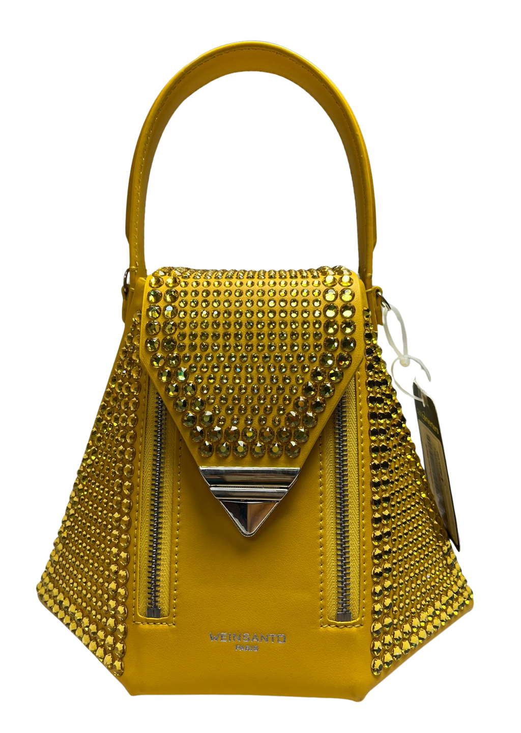Yellow Swarovski X Weinsanto Bebe Crystallized Bag 5675282