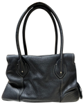 Lancel Paris Black Leather Handbag