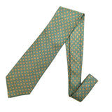 Christian Dior Green With Gold Dots Necktie