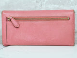 Prada Saffiano Metal Long Continental Wallet Geranio