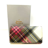 Vivienne Westwood Tartan Leather Long Wallet