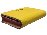 Furla Yellow Leather Card Case