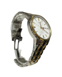 Tissot TClassic Automatic III T065430A White DayDate Gold PVD