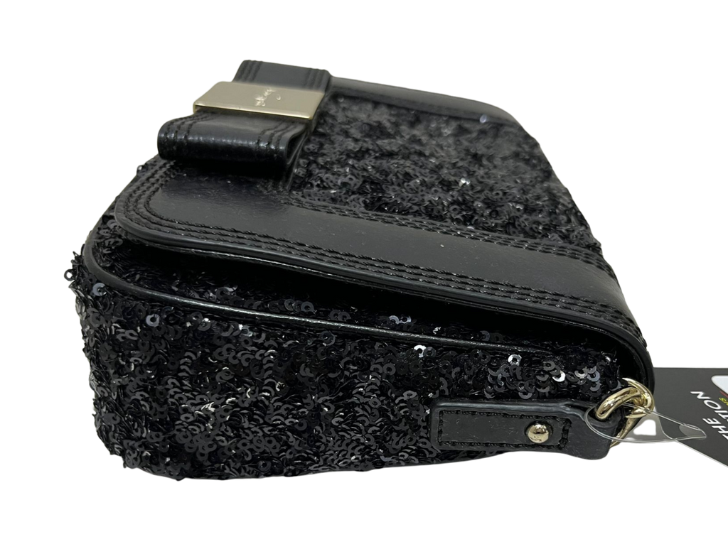 Kate Spade Primrose Hill Kaelin Sequin Evening Bag Black
