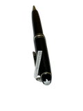 Montblanc Black Meisterstuck Resin Silver Tone Ballpoint Pen