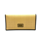 Burberry Light Beige Check Coated Canvas Wallet