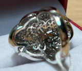 PT900 MD 4.00 16.9G Size 7.5 Diamond Ring