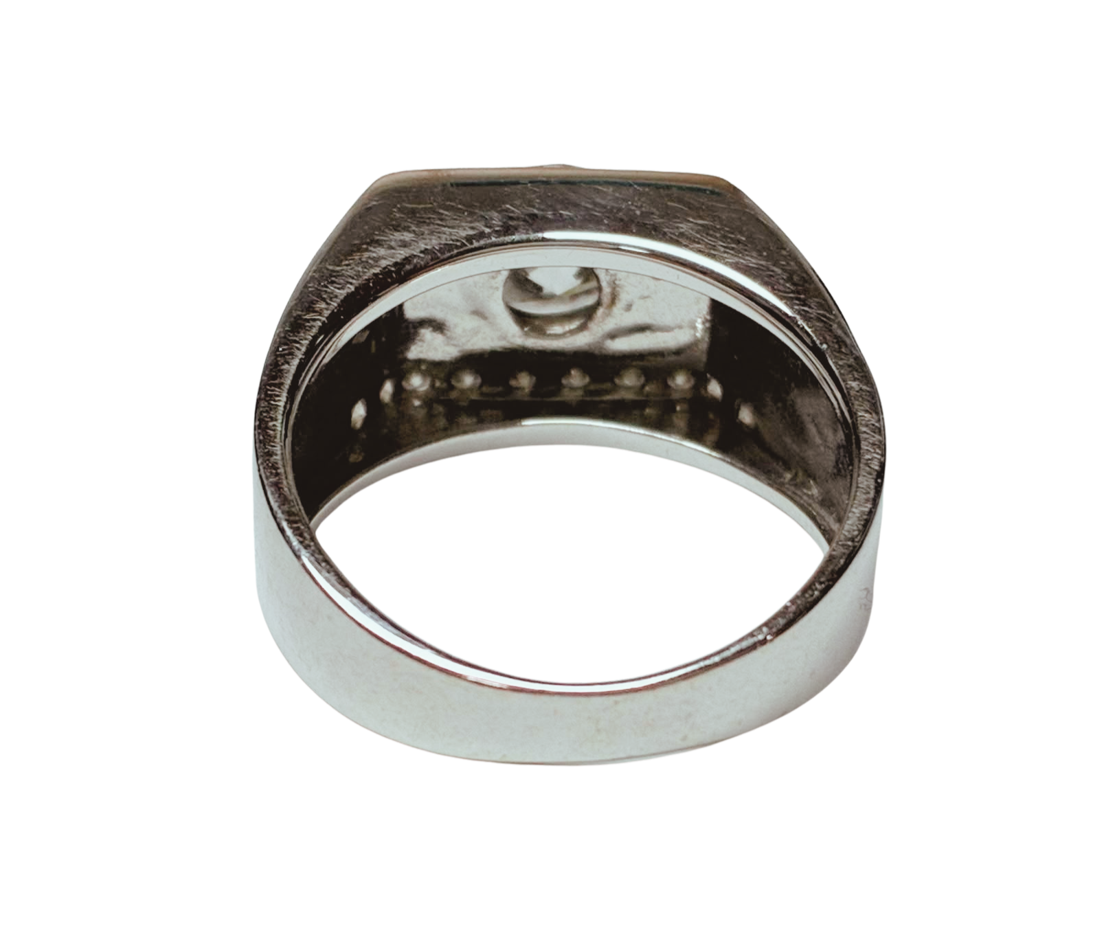 750WG Diamond Mens Ring 7.2GM