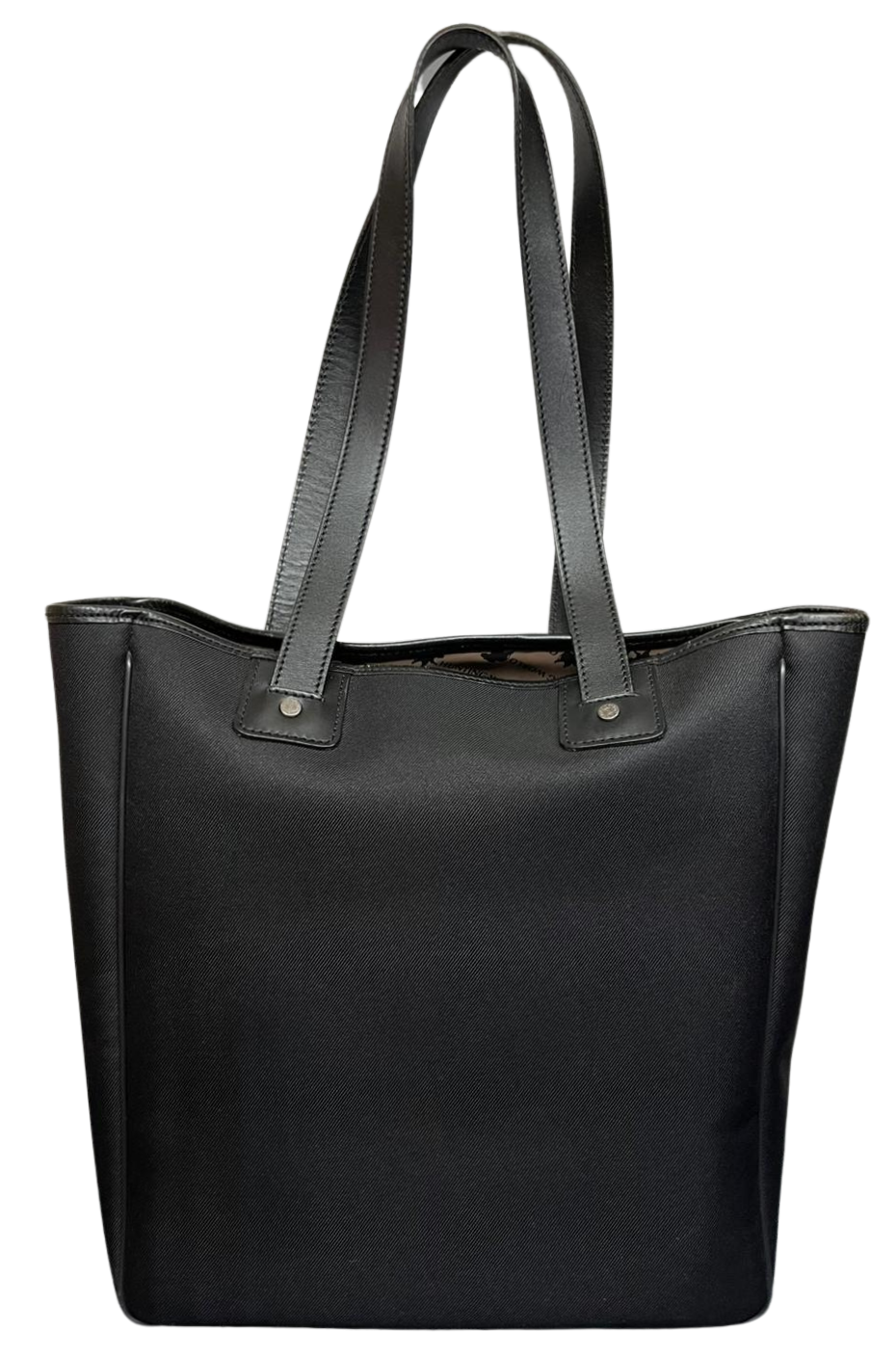Hunting World Tote Bag Canvas And Leather Black Secondary image