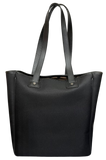 Hunting World Tote Bag Canvas And Leather Black