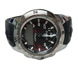 Tissot T Touch II Titanium Watch Black Carbon Fiber Dial Rubber Strap