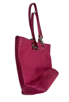 Coach Sophia Small Tote Bag Magenta Pebbled Leather