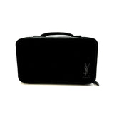 YSL, BEAUTE Black Velvet Pouch With Handle