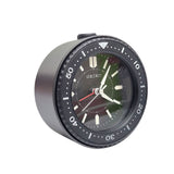 Seiko Mai Bedroom Alarm Clock, Black