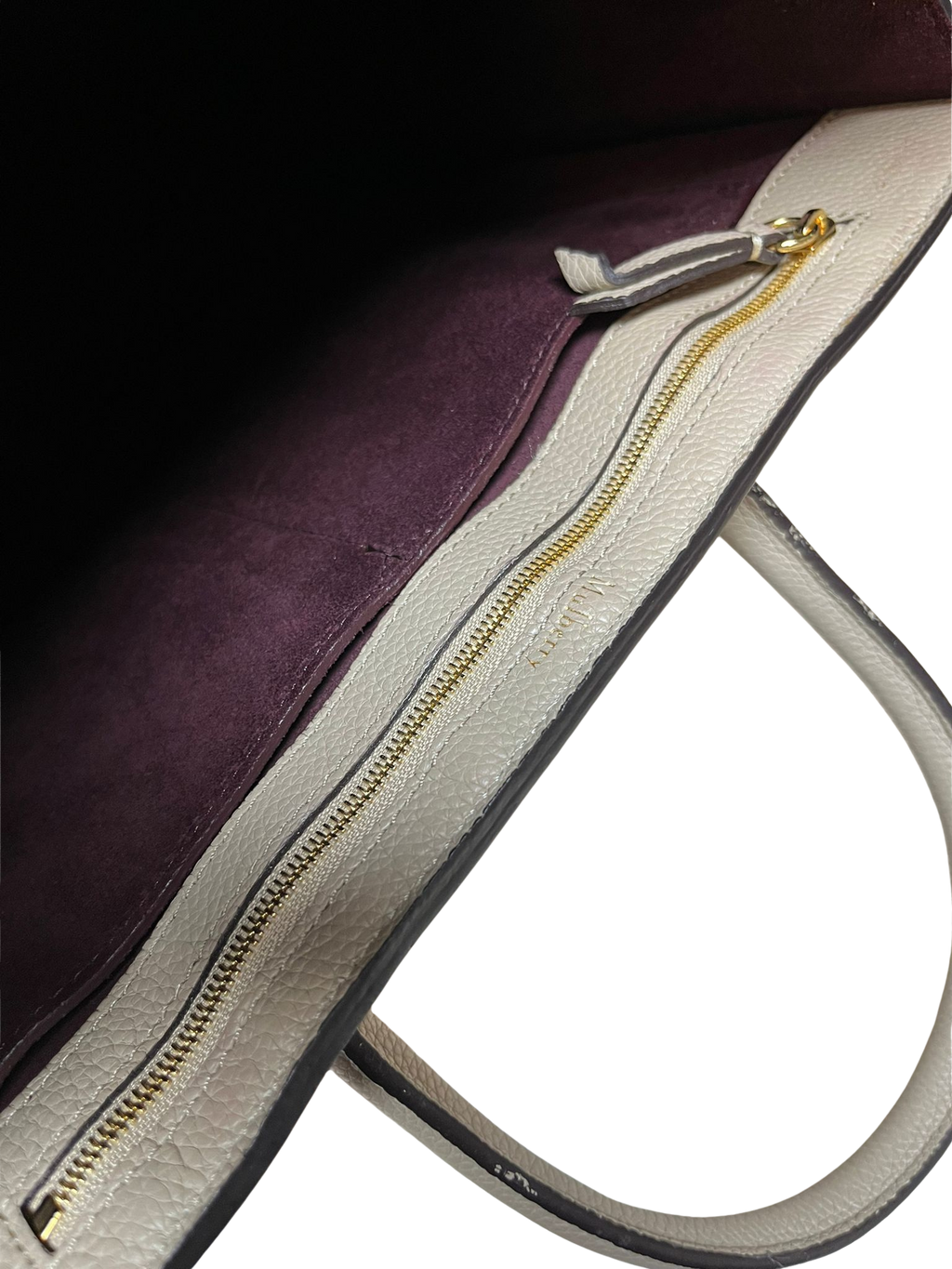 Mulberry Beige Leather Bayswater Satchel