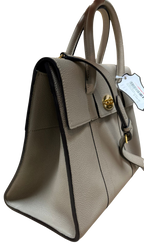 Mulberry Beige Leather Bayswater Satchel