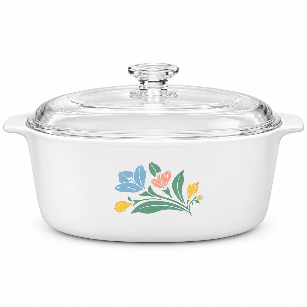 1997 Corningware 5qt Covered Casserole Friendship
