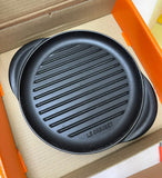Le Creuset Round Cast Iron Grill Pan 25cm Black