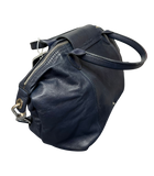 Longchamp Le Pliage Cuir Leather Top Handle Bag