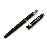 Cross Ferrari Century Matte Black Lacquer/Chrome Fountain Pen-Med Nib