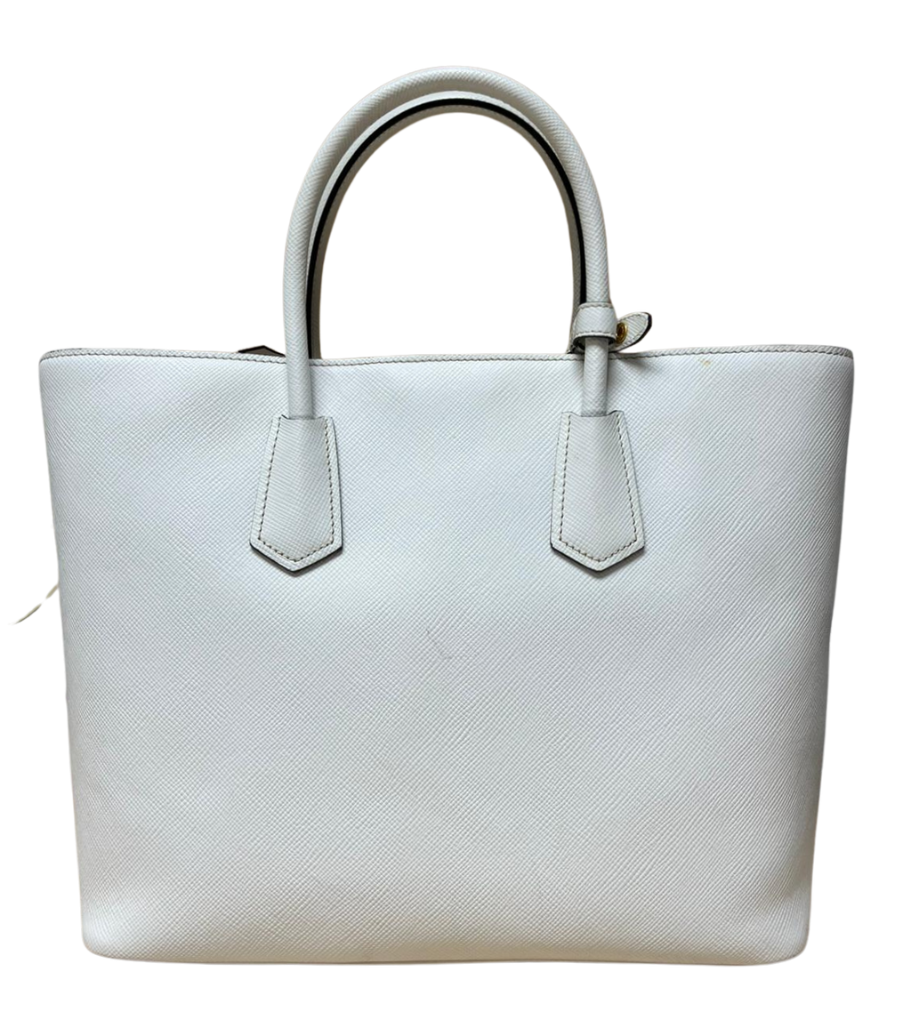 Prada Saffiano Cuir Front Pocket Convertible Tote