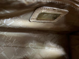Furla Embossed Leather Top Handle Bag