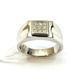 750WG Princess Cut Diamond Ring