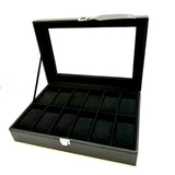 12 Slot Watch Holder (Black)