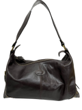 Tods Brown Leather Hobo Bag