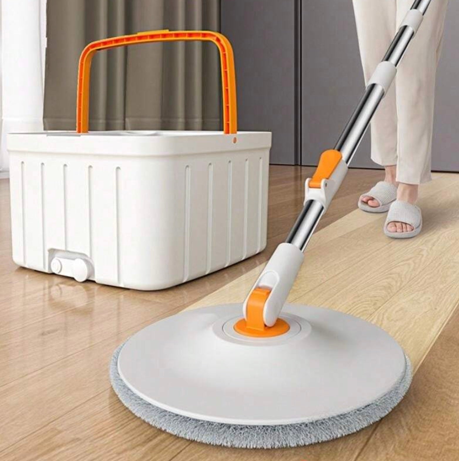 Clean Water Spin Mop And Bucket Set Main image