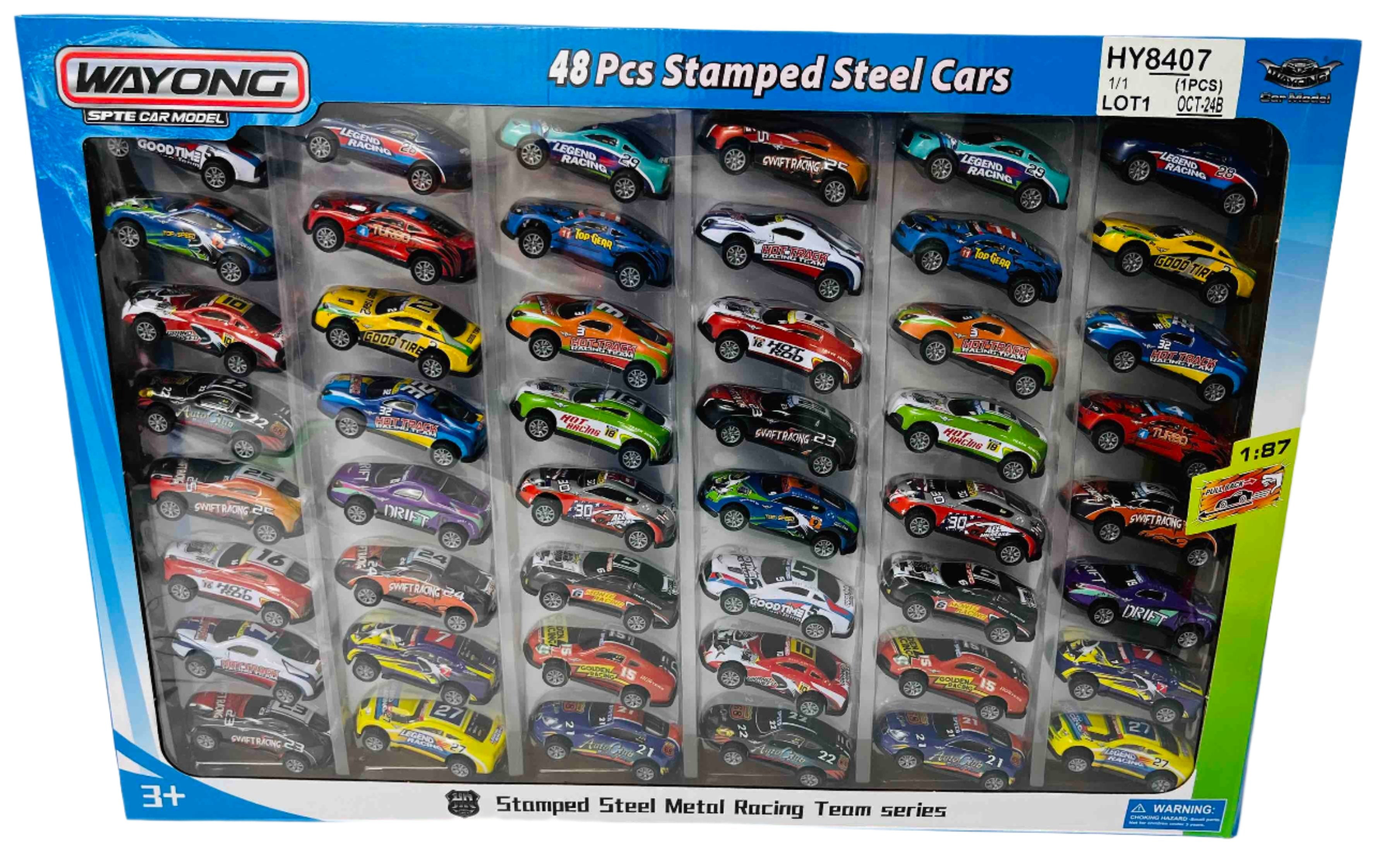 Stamped Steel Cars 48pcs Main image