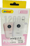 ANDOWL QCD502 12000MAH Power Bank