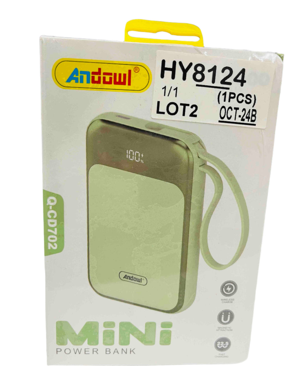 Mini Power Bank-15000mAh/ANDOWL/QCD702