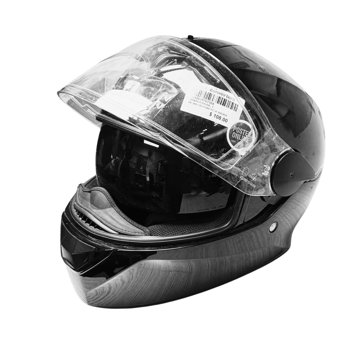 Shark D Skwal 2 Full Face Motorcycle Helmet Black