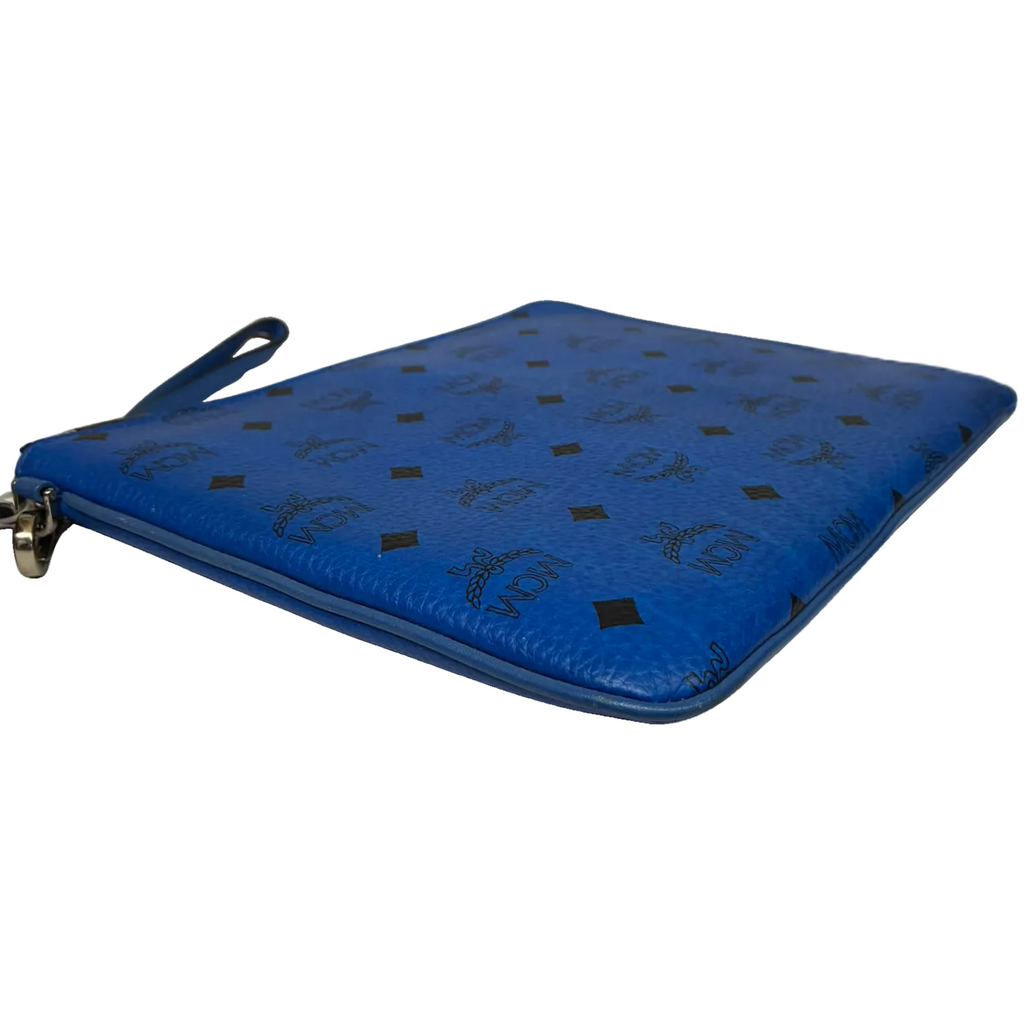 MCM Visetos Clutch Blue
