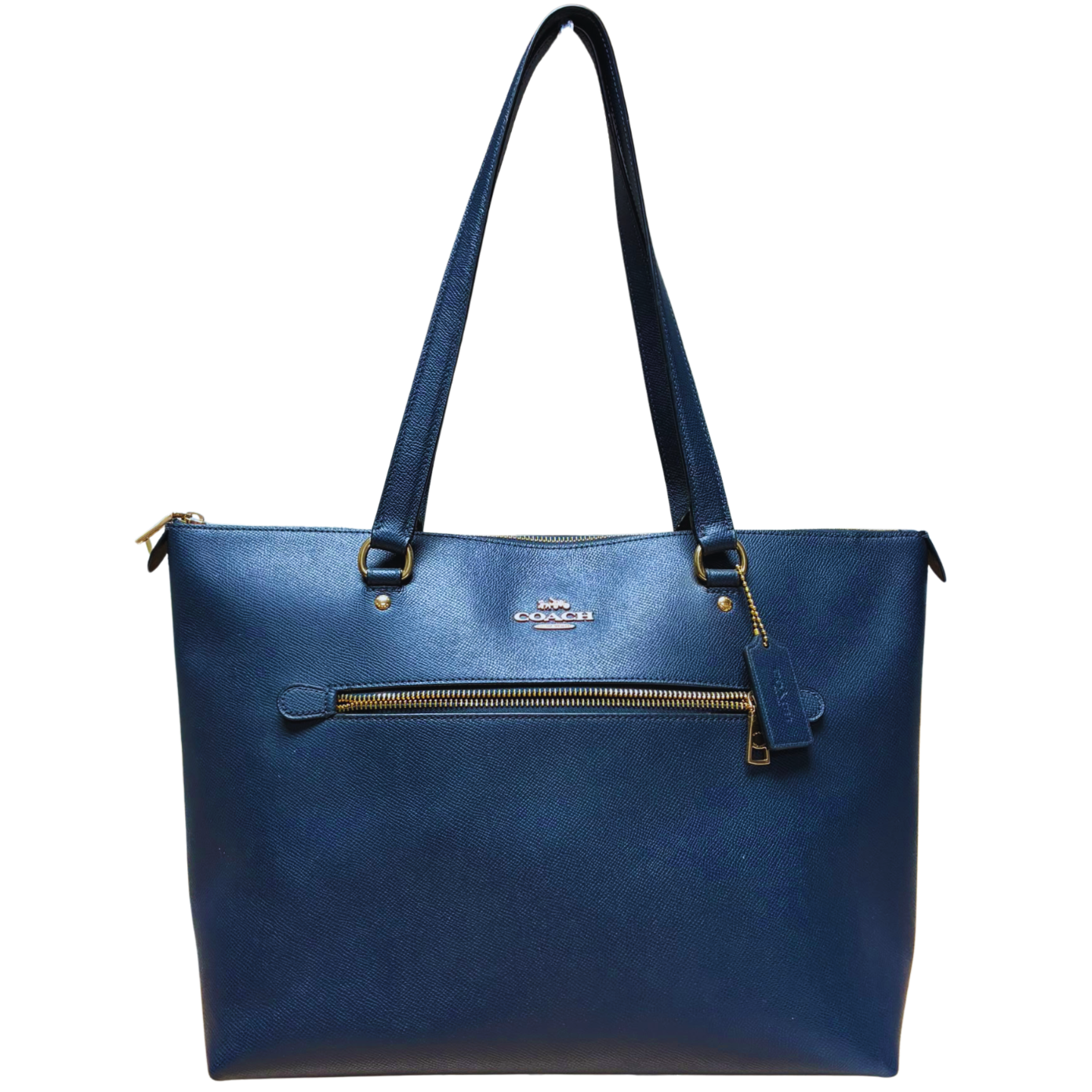 Coach A2266 F79608 Gallery Tote in Midnight Blue Main image