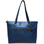 Coach A2266 F79608 Gallery Tote in Midnight Blue